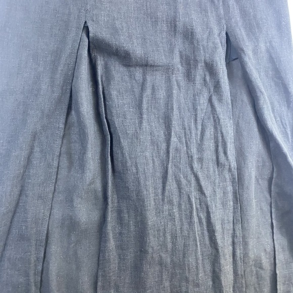 Vix Paula Hermanny Dress Women Sz XS Black Linen Blend Cut Out Beachy - Picture 7 of 10